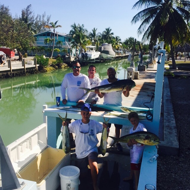 Crew with catch